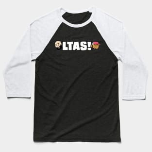 LTAS! Heads White Baseball T-Shirt